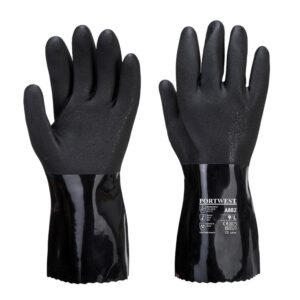 Guante químico de PVC ESD